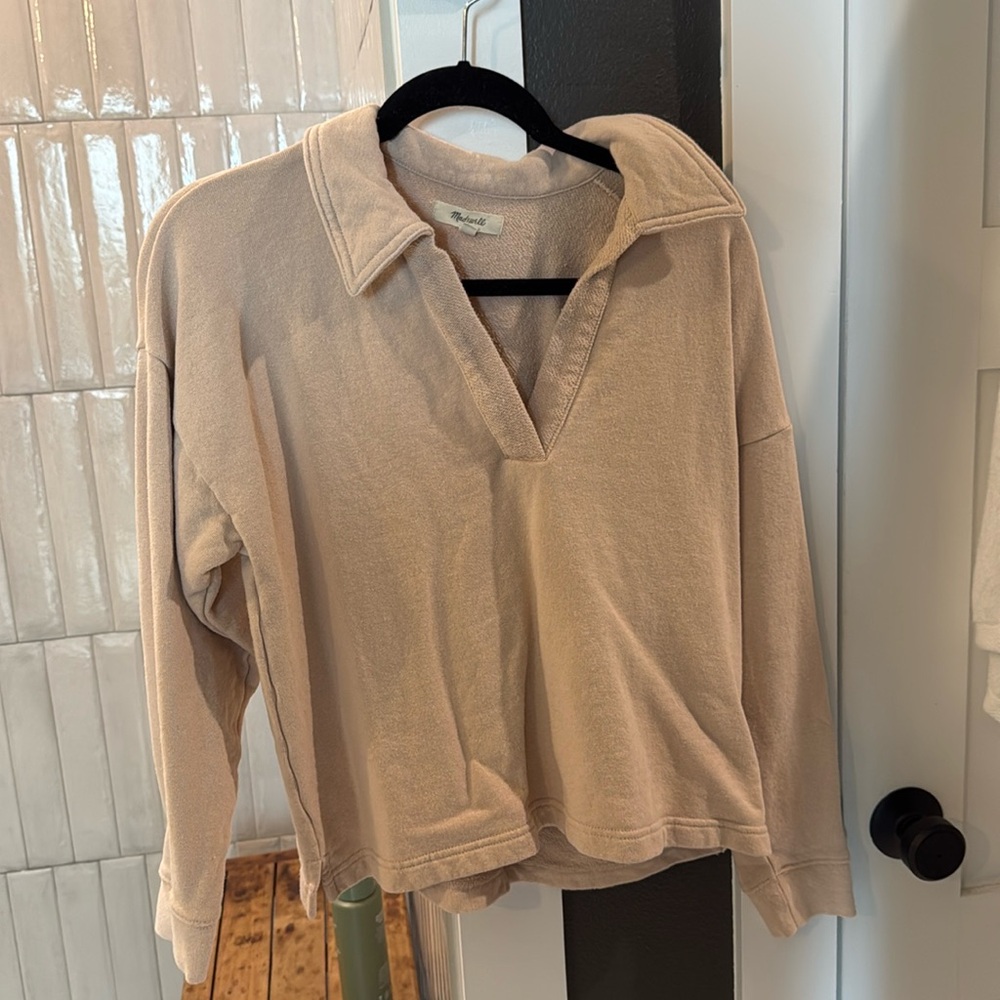 Madewell Collared Sweater Polo